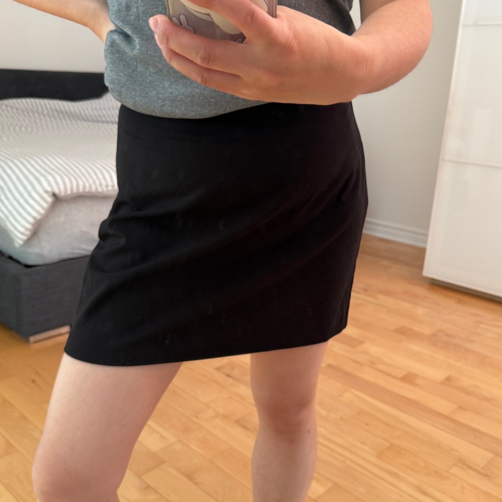OAK + FORT Black  Mini Skirt